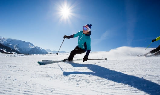 Skier tranquille aux Saisies