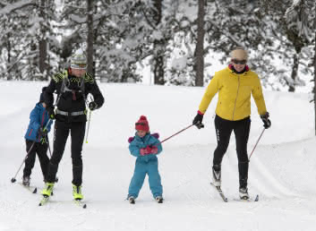 ski de fond ski nordique en famille