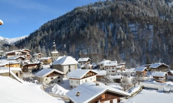 Village de La Giettaz sous la neige
