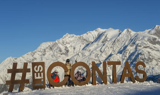 Le spot photo face au Mont-Blanc !
