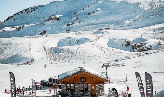 Snowpark de Val d'Isère hiver