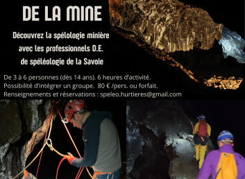 Le Grand FIlon - La traversée de la mine - Spéléologie Maurienne Belledonne