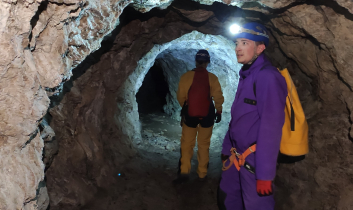 Le Grand FIlon - La traversée de la mine - Spéléologie Maurienne Belledonne