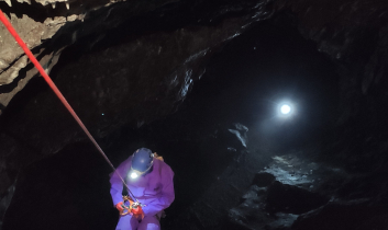 Le Grand FIlon - La traversée de la mine - Spéléologie Maurienne Belledonne