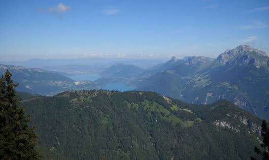 Vue lac Annecy