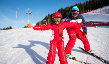 Cours collectif de ski