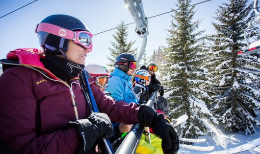 Noël aux saisies: on skie en famille