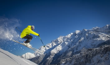 Du grand ski, face au Mont-Blanc !