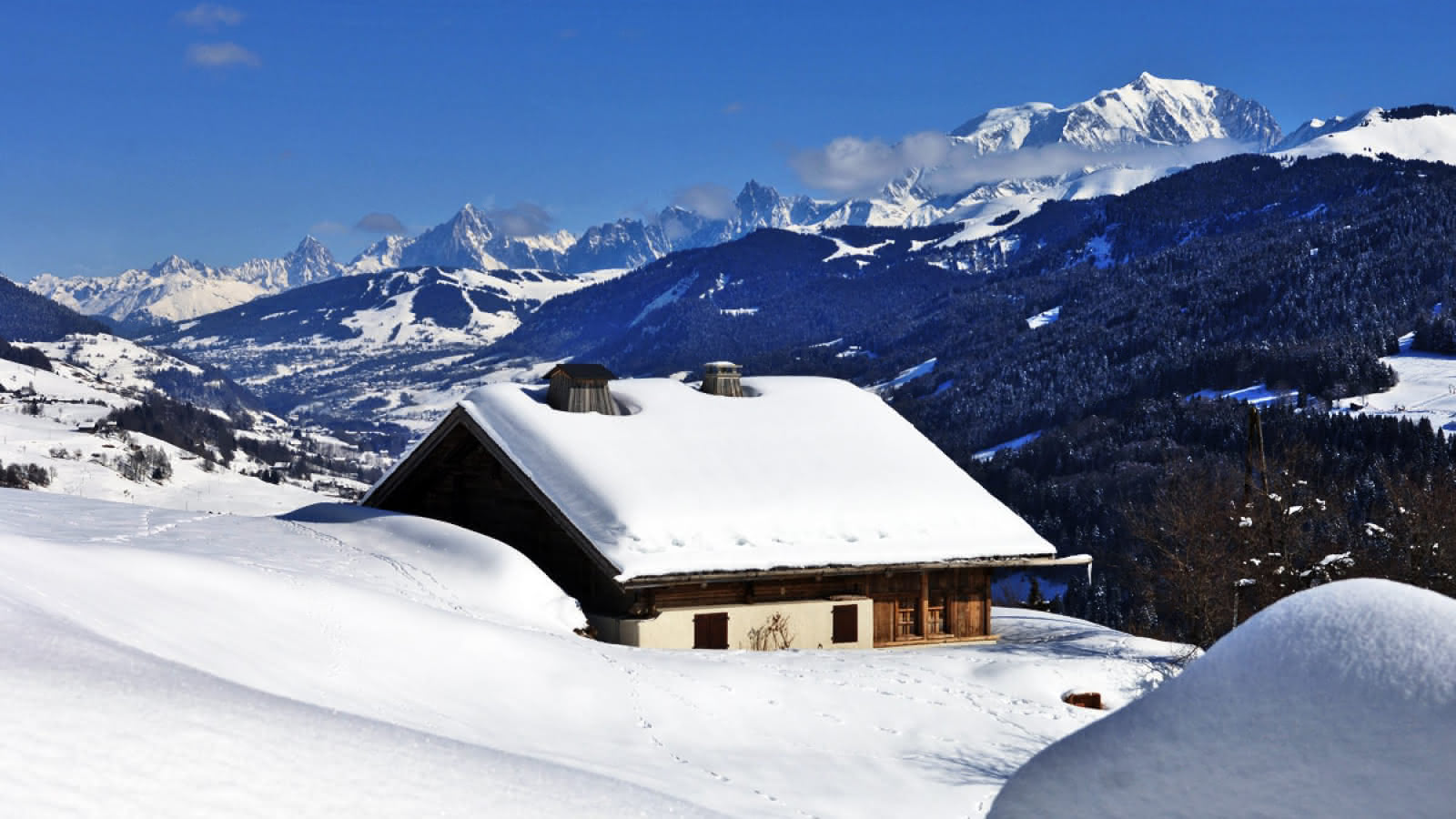 Paysage du Val d'Arly Mont-Blanc