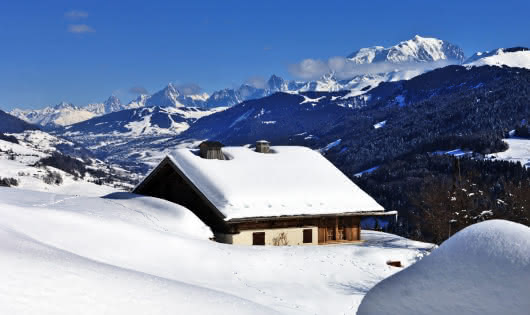 Paysage du Val d'Arly Mont-Blanc